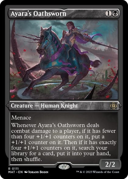 Ayara's Oathsworn (Foil Etched), March of the Machine: The Aftermath 111