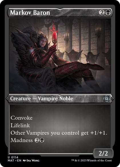 Markov Baron (Foil Etched), March of the Machine: The Aftermath 114