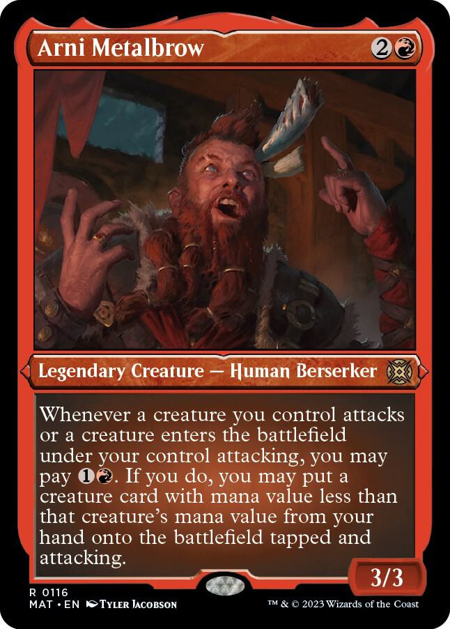 Arni Metalbrow (Foil Etched), March of the Machine: The Aftermath 116