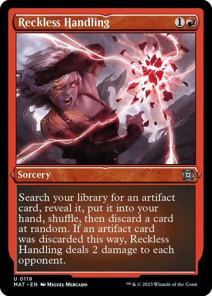 Reckless Handling (Foil Etched), March of the Machine: The Aftermath 119
