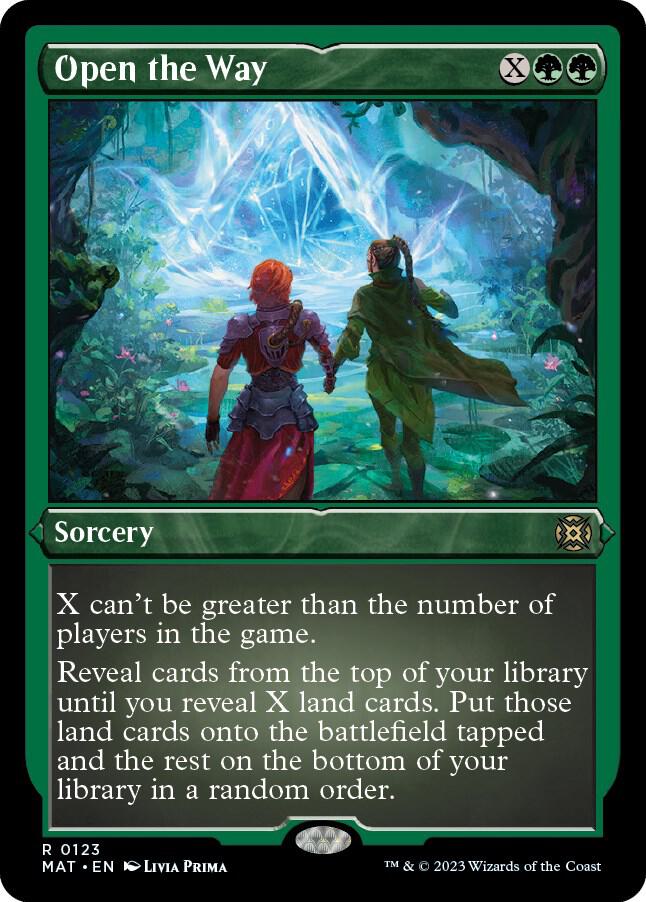 Open the Way (Foil Etched), March of the Machine: The Aftermath 123
