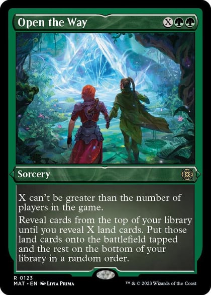Open the Way (Foil Etched), March of the Machine: The Aftermath 123