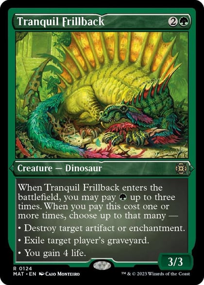 Tranquil Frillback (Foil Etched), March of the Machine: The Aftermath 124