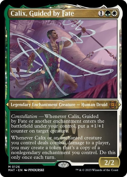 Calix, Guided by Fate (Foil Etched), March of the Machine: The Aftermath 126