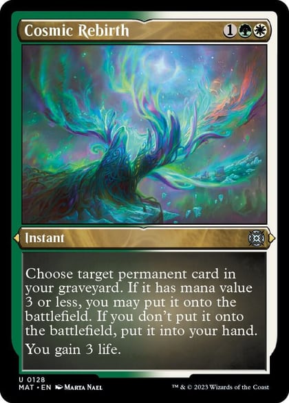 Cosmic Rebirth (Foil Etched), March of the Machine: The Aftermath 128