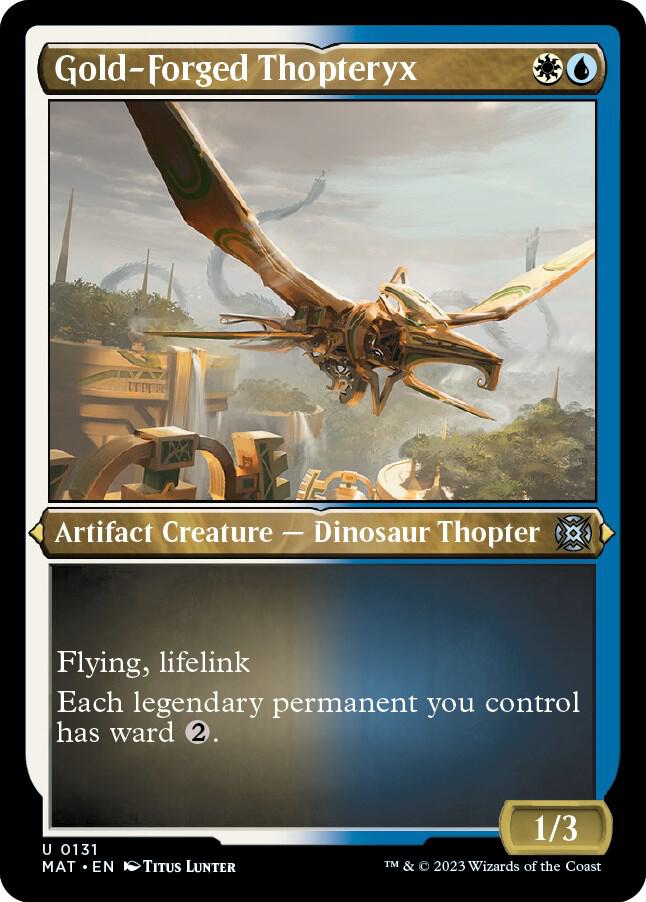 Gold-Forged Thopteryx (Foil Etched), March of the Machine: The Aftermath 131