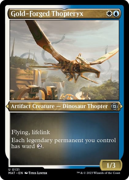 Gold-Forged Thopteryx (Foil Etched), March of the Machine: The Aftermath 131