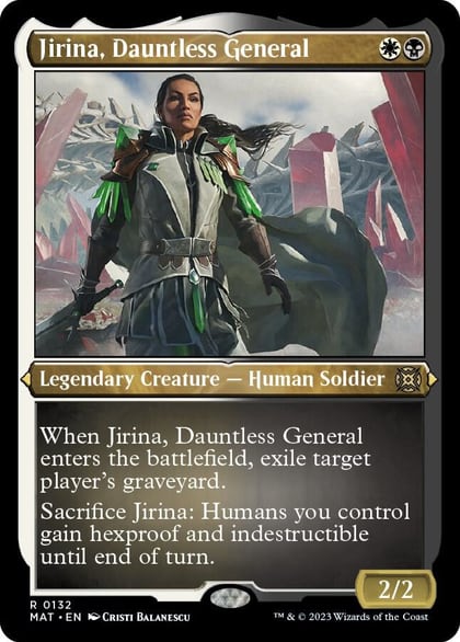 Jirina, Dauntless General (Foil Etched), March of the Machine: The Aftermath 132