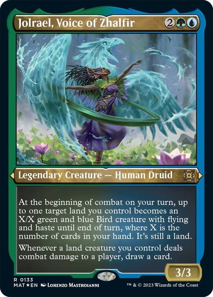 Jolrael, Voice of Zhalfir (Foil Etched), March of the Machine: The Aftermath 133