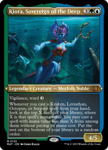 Kiora, Sovereign of the Deep (Foil Etched), March of the Machine: The Aftermath 135