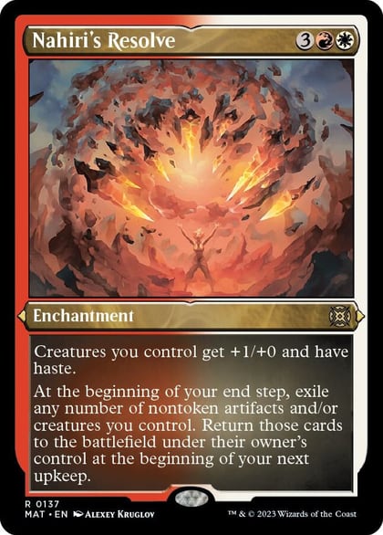 Nahiri's Resolve (Foil Etched), March of the Machine: The Aftermath 137