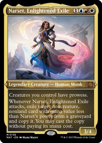 Narset, Enlightened Exile (Foil Etched), March of the Machine: The Aftermath 138
