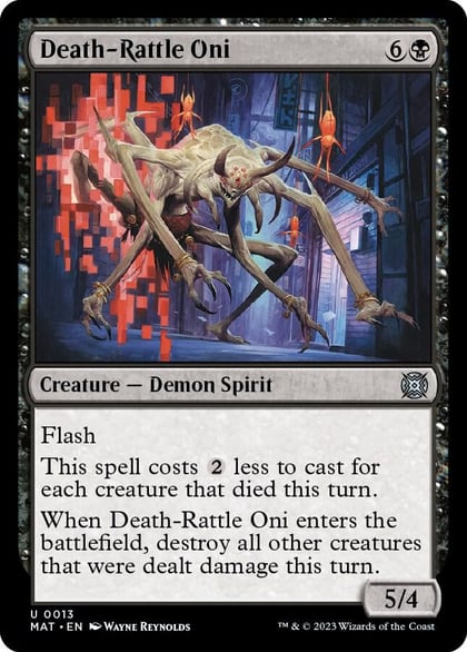 Death-Rattle Oni, March of the Machine: The Aftermath 13