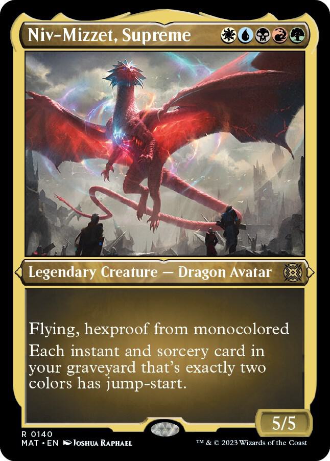 Niv-Mizzet, Supreme (Foil Etched), March of the Machine: The Aftermath 140