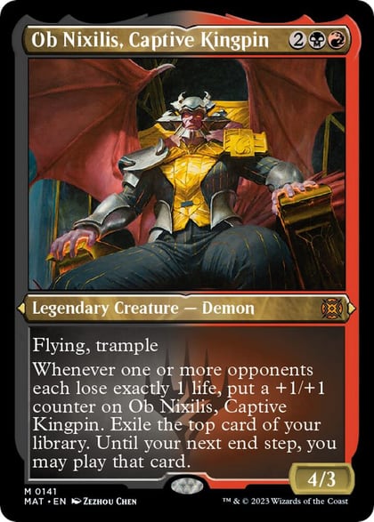 Ob Nixilis, Captive Kingpin (Foil Etched), March of the Machine: The Aftermath 141