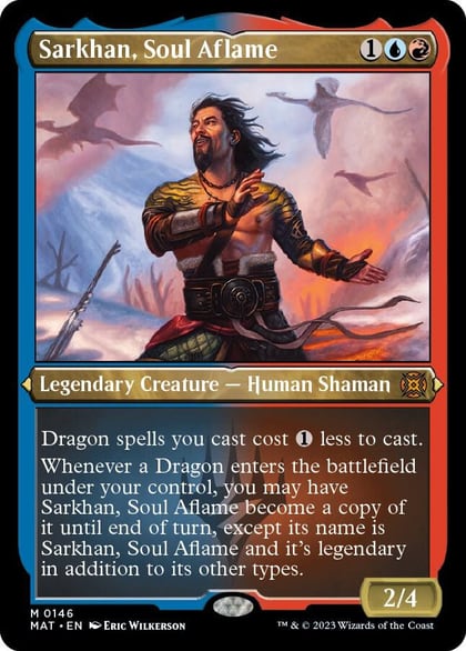 Sarkhan, Soul Aflame (Foil Etched), March of the Machine: The Aftermath 146