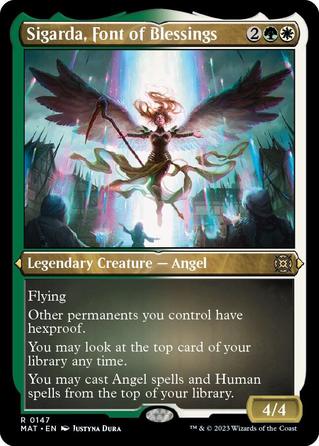 Sigarda, Font of Blessings (Foil Etched), March of the Machine: The Aftermath 147