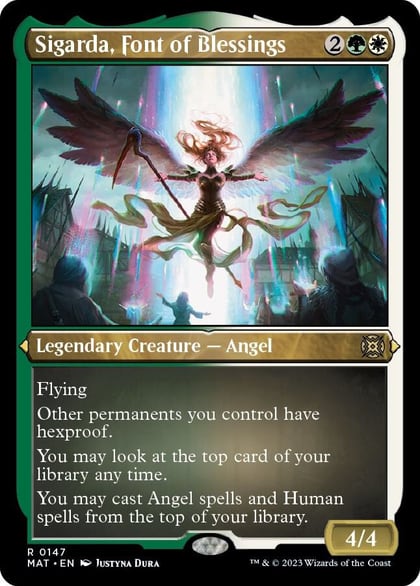 Sigarda, Font of Blessings (Foil Etched), March of the Machine: The Aftermath 147