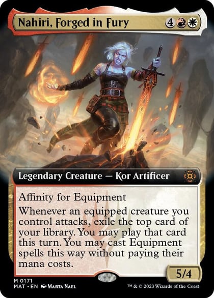 Nahiri, Forged in Fury (Extended Art), March of the Machine: The Aftermath 171