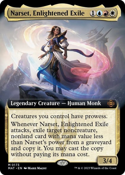 Narset, Enlightened Exile (Extended Art), March of the Machine: The Aftermath 173