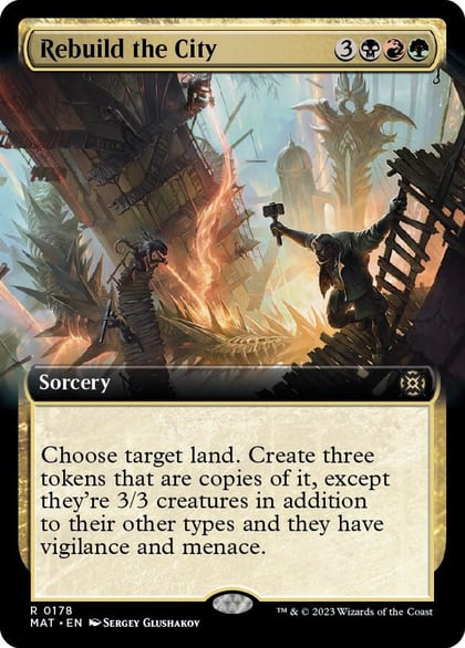 Rebuild the City (Extended Art), March of the Machine: The Aftermath 178