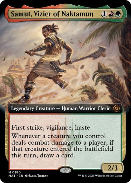 Samut, Vizier of Naktamun (Extended Art), March of the Machine: The Aftermath 180
