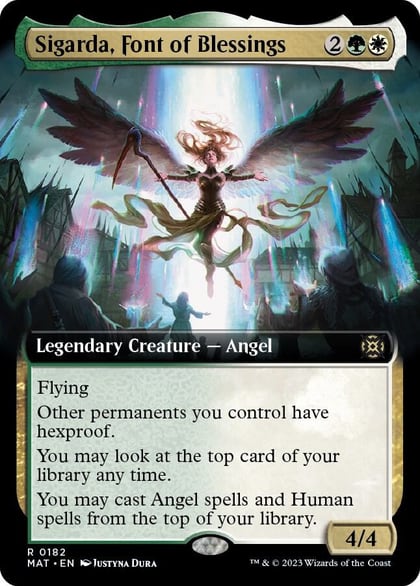 Sigarda, Font of Blessings (Extended Art), March of the Machine: The Aftermath 182