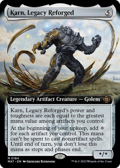 Karn, Legacy Reforged (Extended Art), March of the Machine: The Aftermath 184