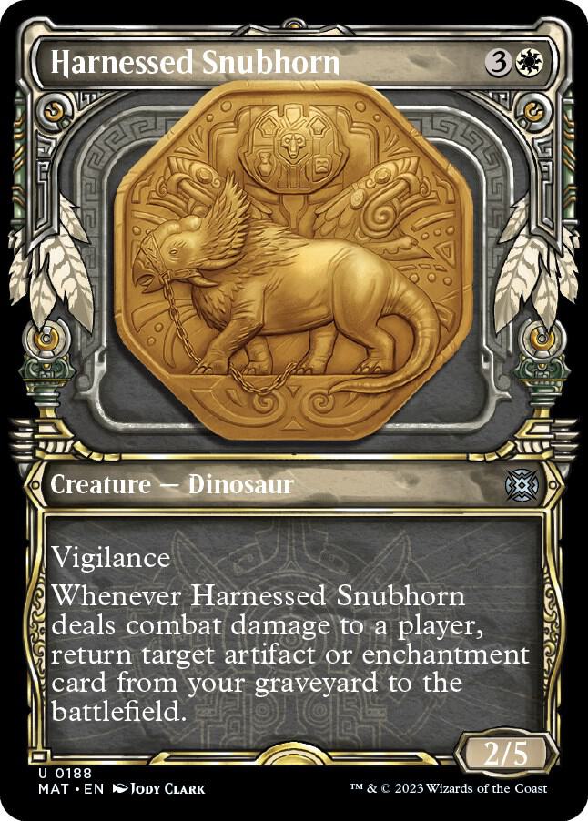 Harnessed Snubhorn (Halo Foil), March of the Machine: The Aftermath 188