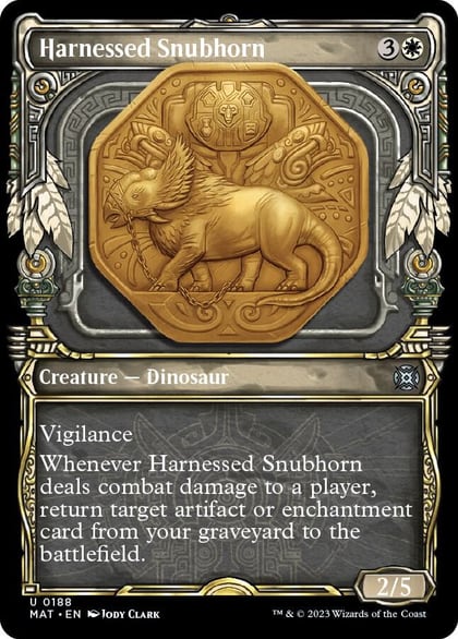 Harnessed Snubhorn (Halo Foil), March of the Machine: The Aftermath 188