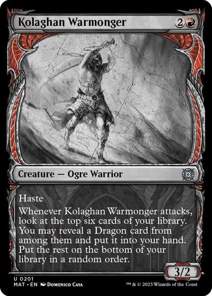 Kolaghan Warmonger (Halo Foil), March of the Machine: The Aftermath 201