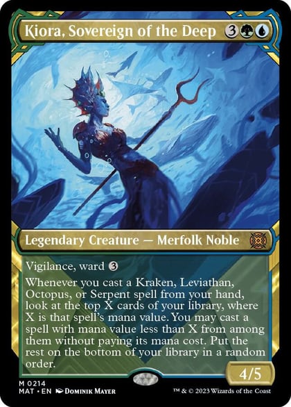 Kiora, Sovereign of the Deep (Halo Foil), March of the Machine: The Aftermath 214