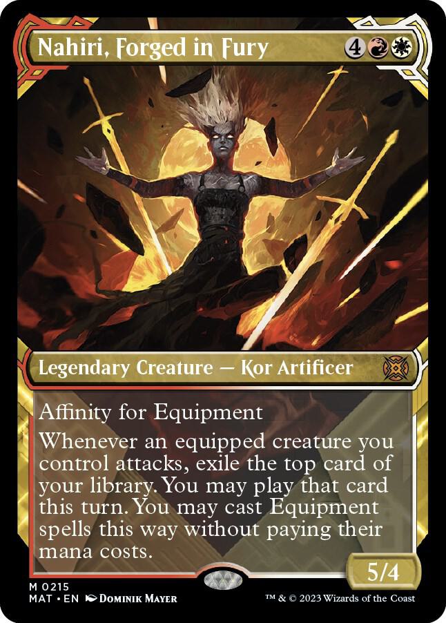 Nahiri, Forged in Fury (Halo Foil), March of the Machine: The Aftermath 215