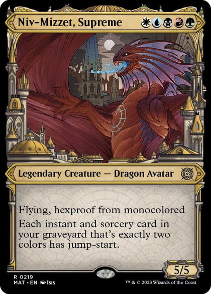 Niv-Mizzet, Supreme (Halo Foil), March of the Machine: The Aftermath 219