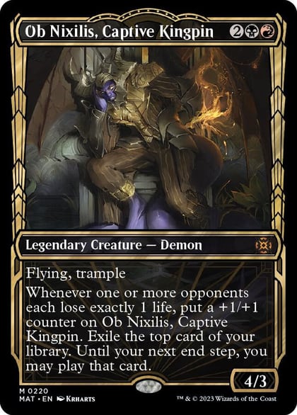 Ob Nixilis, Captive Kingpin (Halo Foil), March of the Machine: The Aftermath 220