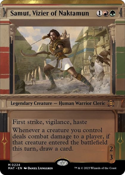 Samut, Vizier of Naktamun (Halo Foil), March of the Machine: The Aftermath 224