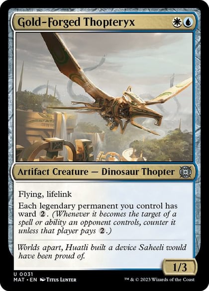 Gold-Forged Thopteryx, March of the Machine: The Aftermath 31