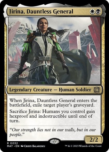 Jirina, Dauntless General, March of the Machine: The Aftermath 32