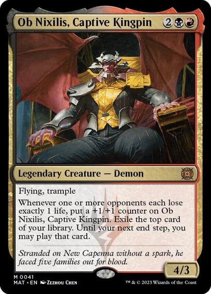 Ob Nixilis, Captive Kingpin, March of the Machine: The Aftermath 41