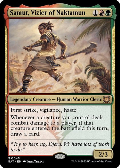 Samut, Vizier of Naktamun, March of the Machine: The Aftermath 45
