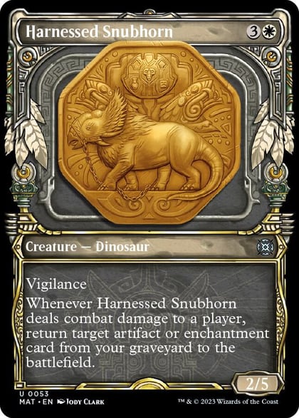 Harnessed Snubhorn (Showcase), March of the Machine: The Aftermath 53