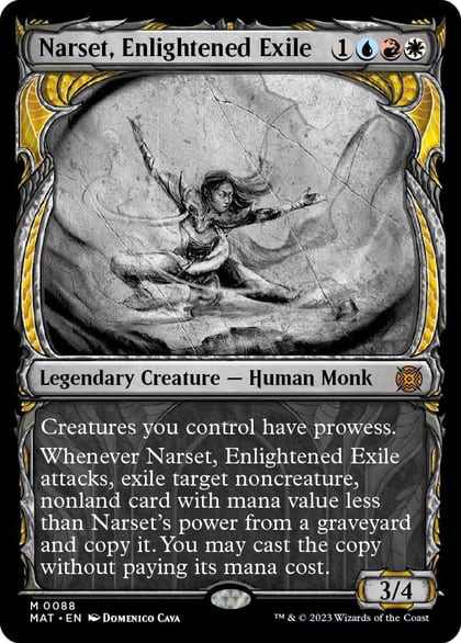 Narset, Enlightened Exile (Showcase), March of the Machine: The Aftermath 88