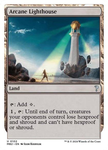 Arcane Lighthouse (White Border), Mystery Booster 2 102