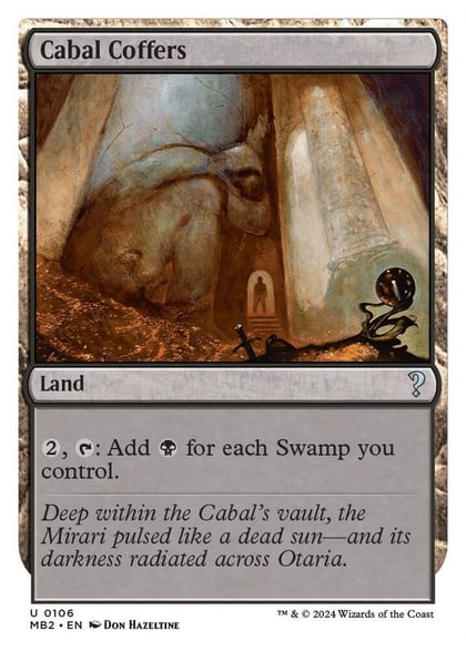 Cabal Coffers (White Border), Mystery Booster 2 106