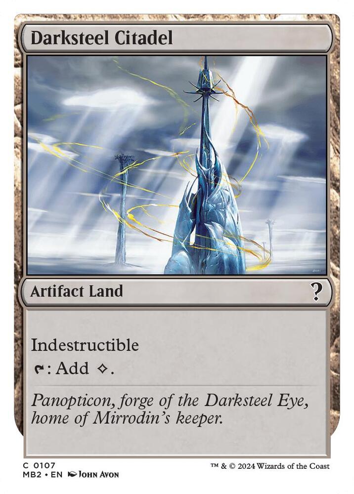 Darksteel Citadel (White Border), Mystery Booster 2 107