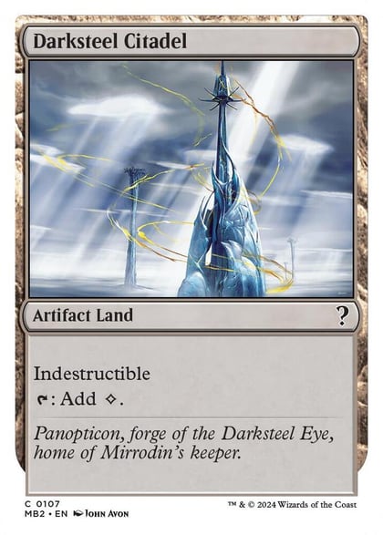 Darksteel Citadel (White Border), Mystery Booster 2 107
