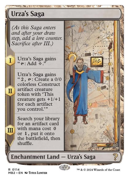 Urza's Saga (White Border), Mystery Booster 2 114