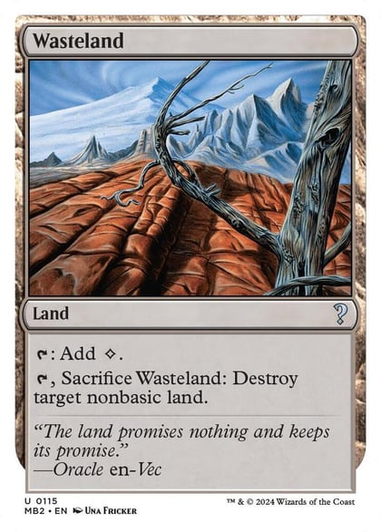 Wasteland (White Border), Mystery Booster 2 115