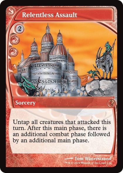 Relentless Assault (Future Sight), Mystery Booster 2 132