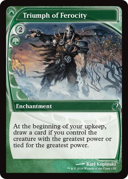 Triumph of Ferocity (Future Sight), Mystery Booster 2 135